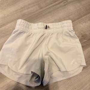 Adidas Women's Light Gray Athletic Shorts